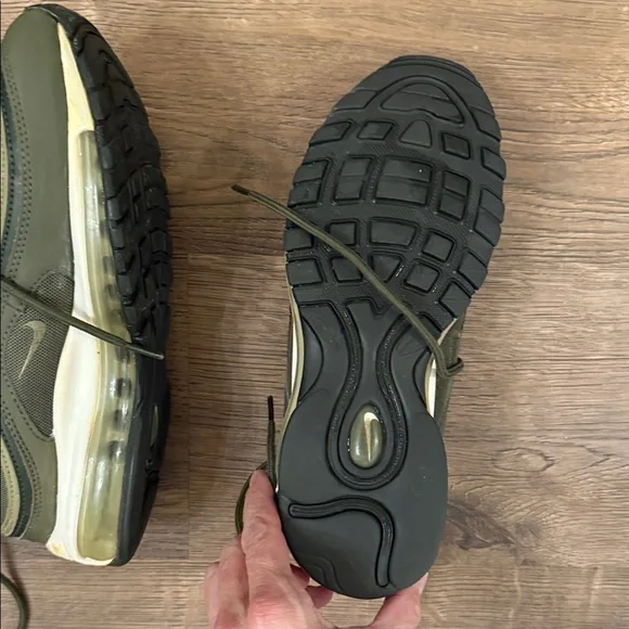 Nike Air Max 97 Medium Olive White Women’s Size 8.5 - Picture 7 of 7
